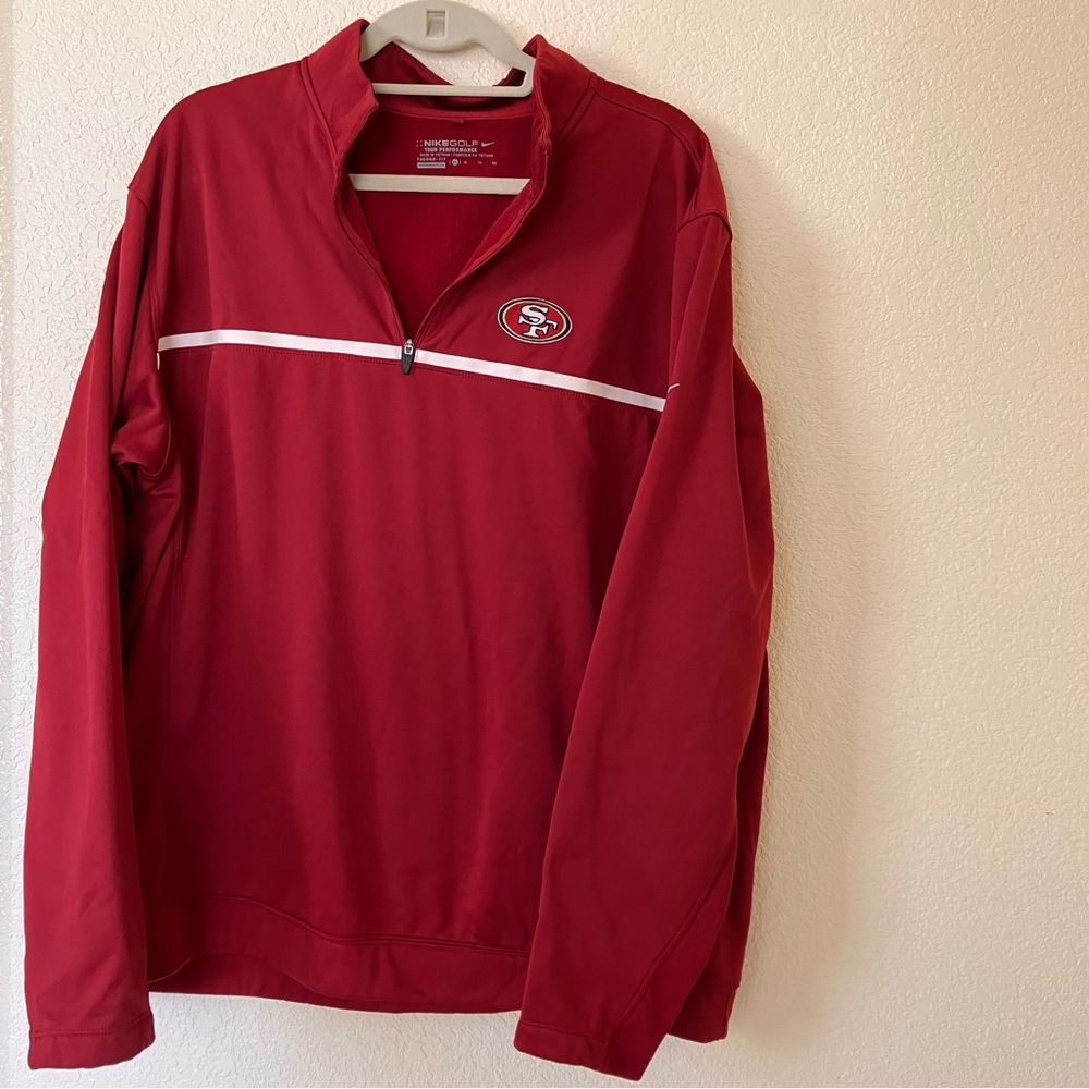 Nike Golf SF Therma Fit Men's Red Quarter-Zip Jacket XL used good condition